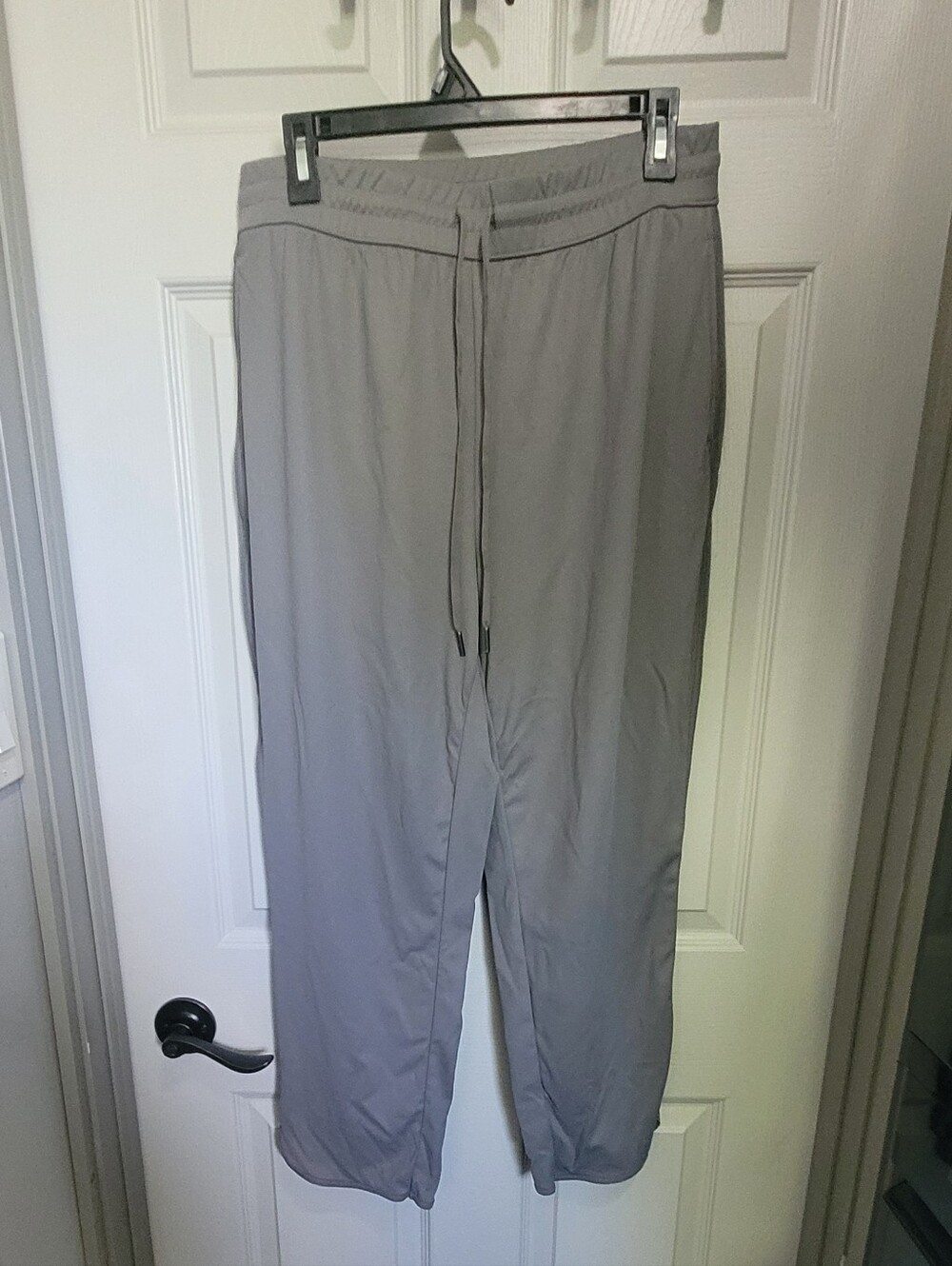 Halara Mid Rise Drawstring Curved Hem Quick Dry Golf Tapered Pants with Pockets
